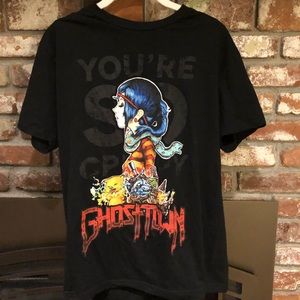 Large band tee ghost town you’re so creepy ghostown ghosttown